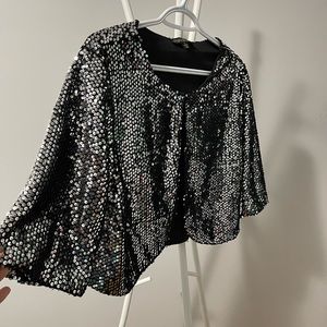 Sequins cape